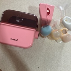 哺乳瓶(ピジョン、チュチュ)&哺乳瓶消毒(ピジョン)&搾乳機(ピ...