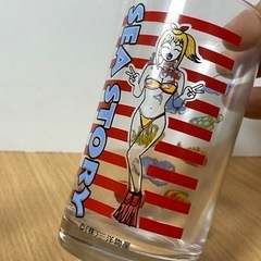 美品　【非売品】海物語 ペアグラスセット ガラス コップ　コレクションの画像