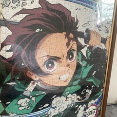 鬼滅の刃　パズル　完成品　の画像