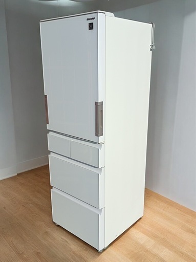 ★八4702【高年式◎2021年製】SHARP 冷凍冷蔵庫　412L  　動作確認済