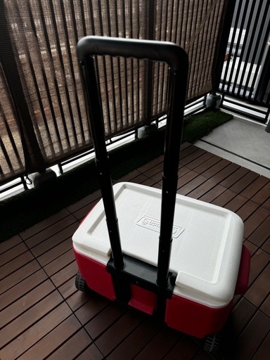 【お取引中】Coleman/コールマン/キャリー付きクーラーボックス/キャンプ用品