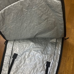 サーフボードケース 6フィート用 Santa Cruz シルバーの画像