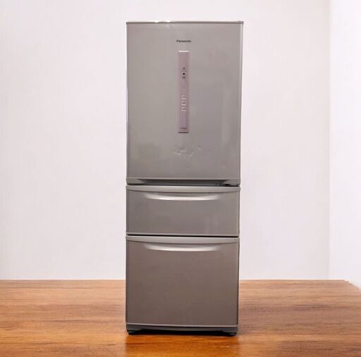 24Y623 ジD Panasonic パナソニック 冷凍冷蔵庫 NR-C32DM-P 3ドア 右開き 321L 2015年製 中古品