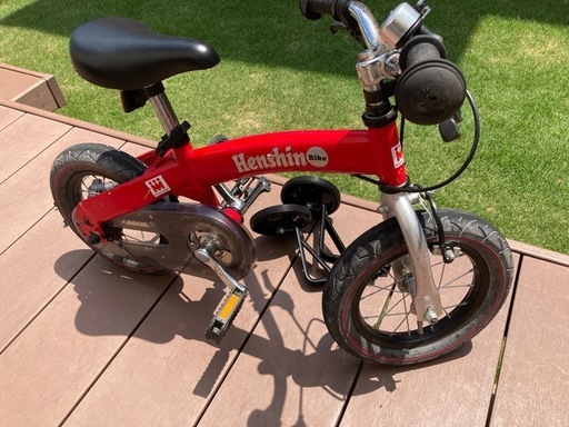 へんしんバイク ストライダー 赤 美品】へんしんバイク C14