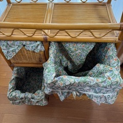 【あげます】籐（ラタン）のチェストの画像