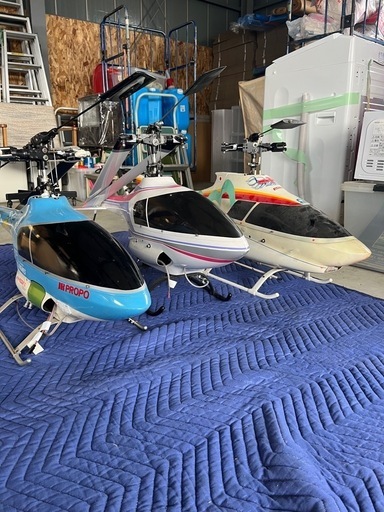 【成約済】【ジャンク】【USED】ラジコンヘリ　本体のみ　futaba  PCM1024 FR-S128他