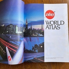 洋書  地理　洋書　地図　新品『WORLD ATLAS ale』の画像