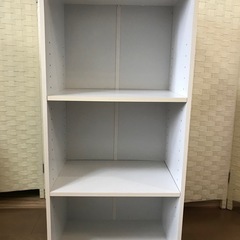 3段カラーボックス