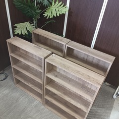 ★［八4708］〈美品〉本棚（単行本）4点セット　