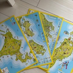パズル　日本地図