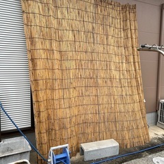 使用期間1ヶ月ほど　よしず3本セット