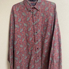 ペイズリー柄シャツ　エムサイズ