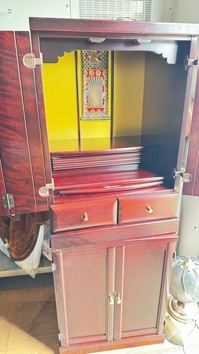 仏壇（美品）　魂抜き済み　９月末で終了