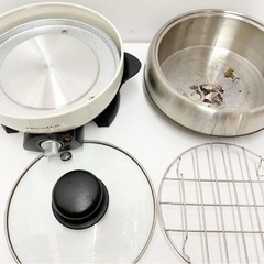 recolte レコルト ポットデュオ 電気クッカー 電気グリル鍋 グリルパンの画像