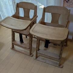[残り1個]テーブル付きベビーチェア・チャイルドチェアの画像