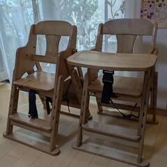 [残り1個]テーブル付きベビーチェア・チャイルドチェアの画像