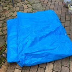 ブルーシートの画像