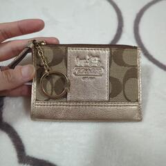 COACH　キーリング付きコインケース