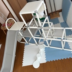 決定済み　ベビージム　ジャングルジム　滑り台付き　の画像