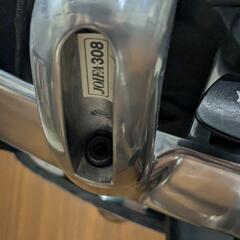 バロンチェア ランバーサポート付 ウレタンキャスター付 手すり破損ありの画像