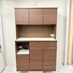  19712  大川家具 3枚扉キッチンボード 幅115   ◆大阪市内・東大阪市他 6,000円以上ご購入で無料配達いたします！◆ ※京都・高槻・枚方方面◆神戸・西宮・尼崎方面◆生駒方面、大阪南部方面　それぞれ条件付き無料配送あり！            