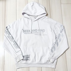 サジェッションSUGGESTION裏起毛リフレクターデコレーションBIGパーカーの画像