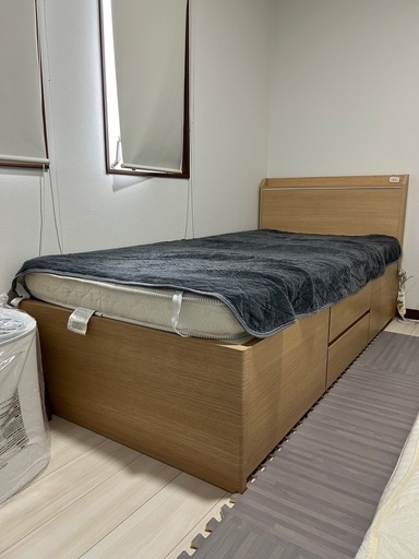 ニトリ コンセント・収納付き シングルベッド