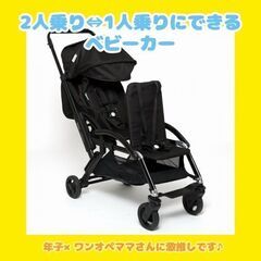 簡単に2人乗り⇔1人乗りに変わるベビーカー Vidiamo li...