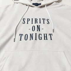 オフホワイト　パーカー　オーバーサイズ　白　ホワイト　トップスの画像