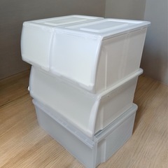 ［八4714］〈美品〉プラケース4点セット　扉タイプ3点　引き出...