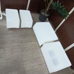 ［八4714］〈美品〉プラケース4点セット　扉タイプ3点　引き出しタイプ1点の画像