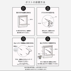 ダイヤル式　ポストの画像