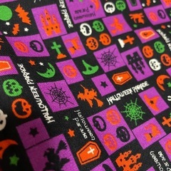 ※値下げしました。ハロウィン柄の布の画像