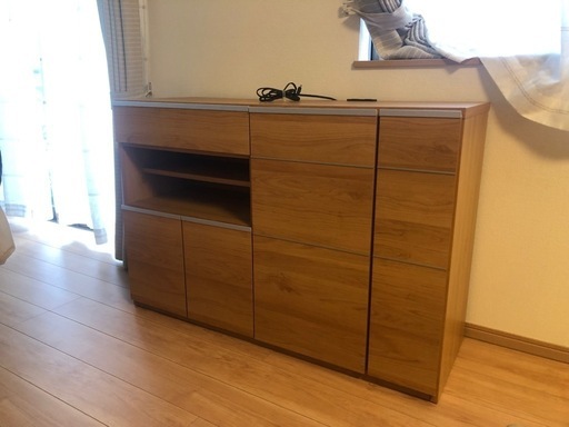 テレビ台（プリンター収納）