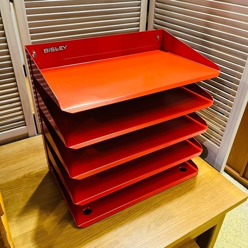 BISLEY ビスレーレターラック赤色レッド