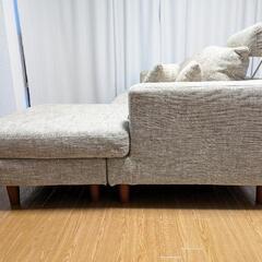 洗える3人掛けカウチソファー（ハイバック、幅183cm）  LOWYAの画像