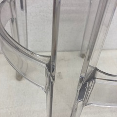 【ジモティー割引で最大15％OFF⭐️】kartell カルテル チャールズゴーストハイ カウンターチェア①の画像