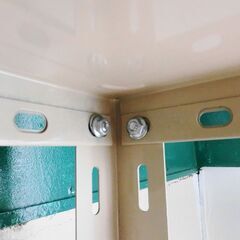 【最終処分】5段スチールラック ベージュ 棚　タッチ決済可能！の画像