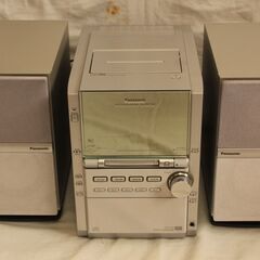 パナソニック　5連CDラジオテープMDラジカセ　動作確認済み