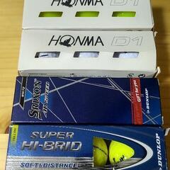 ゴルフボール　計4スリーブ　本間、ダンロップ