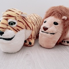 シャクレルプラネット　ライオン&トラ　ぬいぐるみ