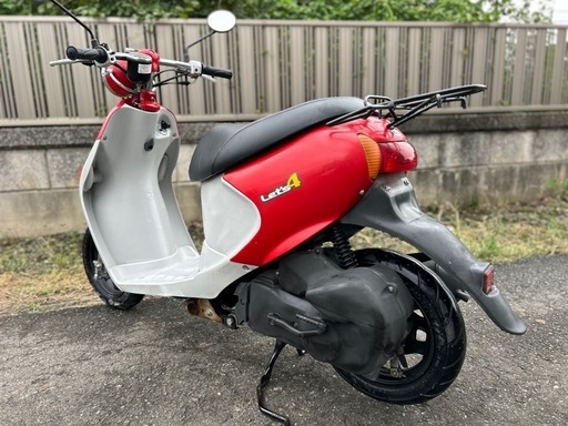 ⭐️レッツ4パレット低燃費FIモデル⭐️バッテリー・シート・プラグ新品交換で快調⭐️イロイロ整備で快調^_^50cc原付スクーター⭐️