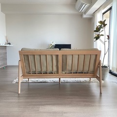 【journal standard furniture】2人掛けソファ/定価12万の画像