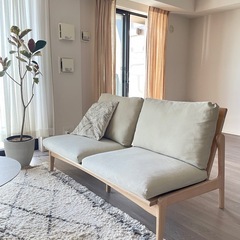 【journal standard furniture】2人掛けソファ/定価12万の画像