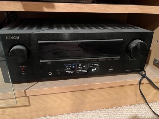 DENON AVサラウンドレシーバーおよびスピーカー(2本)