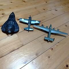 プラモデル 戦闘機 3機の画像