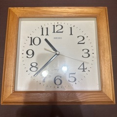 SEIKO セイコー　壁掛け時計　QA448T 木材