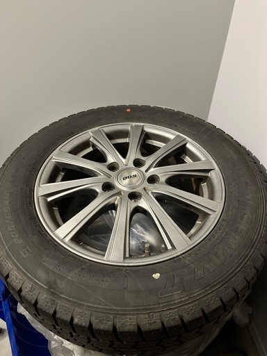 スタッドレスタイヤアルミホイール4本＋社外用ホイールナット