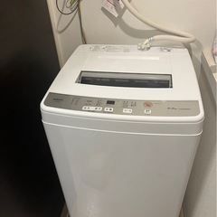 9/22まで‼︎ 洗濯機　AQUA 6キロAQW-S60J
