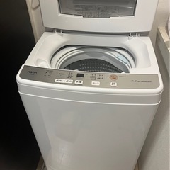 9/22まで‼︎ 洗濯機　AQUA 6キロAQW-S60Jの画像
